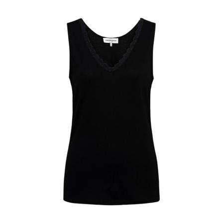 &Co Woman, valeria top Zwart, Dames, Maat:S,elastaan