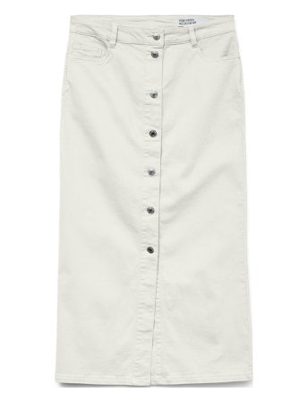 Vero Moda | Vmwild Alvida Button Hr 7/8 Clr Skirt | L