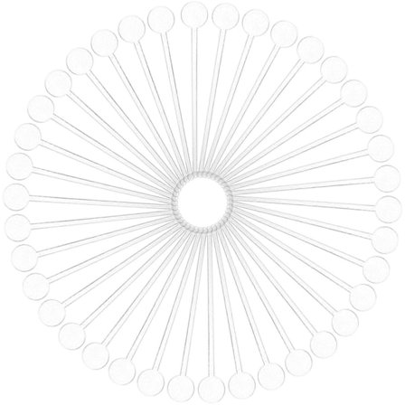 80 stk. Kafferørepinner Cocktail Swizzle Rørepinner Drikkevarer Rørestikker