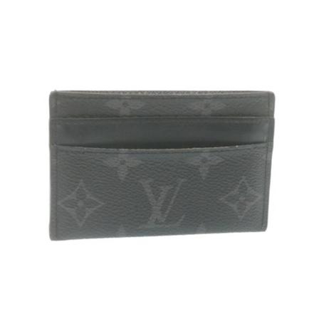 Louis Vuitton Vintage, Pre-Owned Double cards Zwart, Dames, Maat:ONE Size