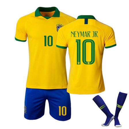 Copa America Brasil hjem/borte sokker, barnestørrelse 22