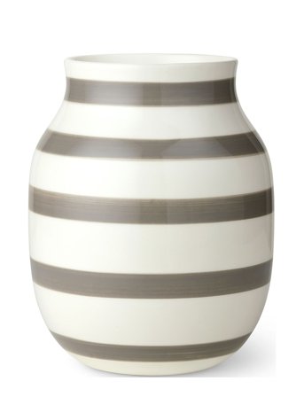 Omaggio Vase H20 Cm Varm Grå Grey Kähler