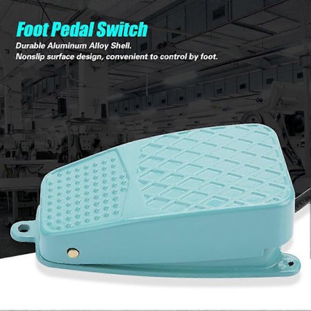 TFS-2 Liukumaton alumiiniseos sähköinen nollaus jalkakytkin AC 250V 10A SPDT