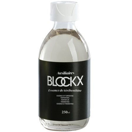 Blockx Essence De Térébenthine 250 ml Flacon En Verre
