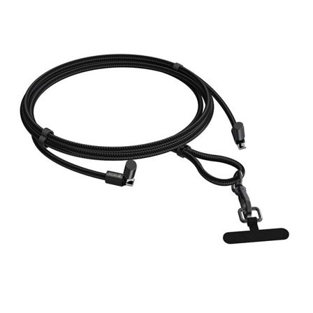 Devia Mobiilihihna ja USB-C-kaapeli PD 60W 1,6 m - Svart