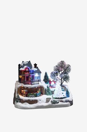 Konstsmide - Mekanisk juledekoration LED 17cm - Flerfarvet - Dekorativ julebelysning - Fra Homeroom