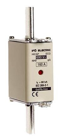 Ifö Electric Eco gG Knivsäkring 500V, strl 0 80A, 3-pack, Elfördelning & strömförsörjning