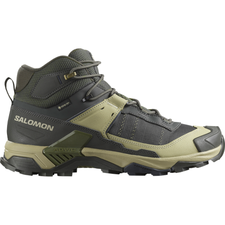 Salomon - Wandel- en backpackschoenen Schoenen X Ultra 5 Mid Gtx - Peat / Gray Green
