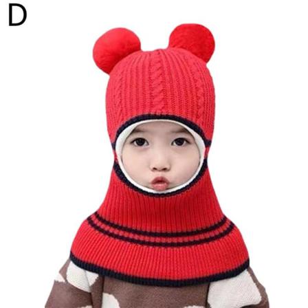 Vintermössa För Toddler Varm Baby Scarf Set Fleecefodrad K