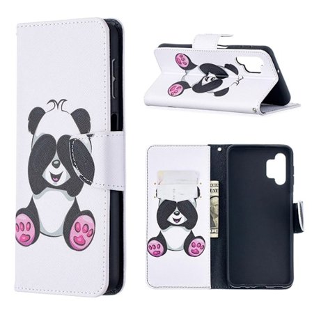 wonderland Samsung Galaxy A32 5G flip etui - baby panda