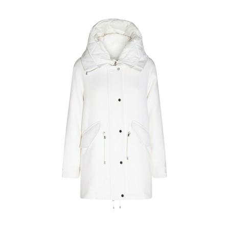 Moorer, Winter Jackets Wit, Dames, Maat:S