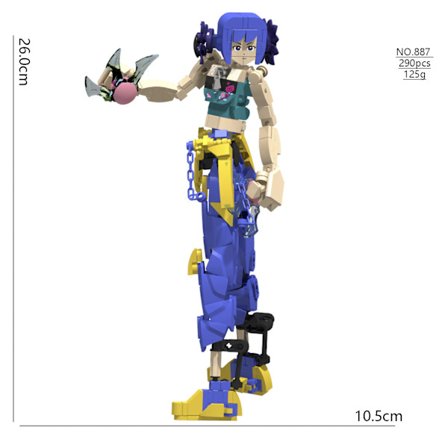 K-Witcher Lumira Zoe Byggklossfigur – K-POP Anime Leksak för Barn & Tonåringar