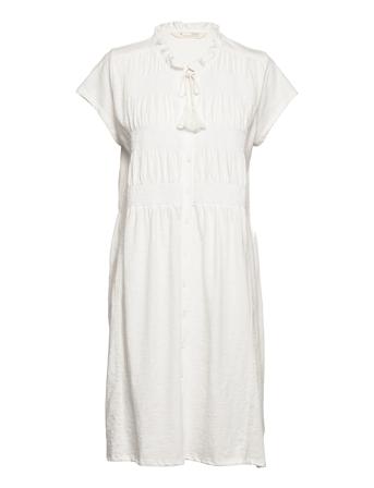 Elvira Dress Kort Klänning Vit ODD MOLLY