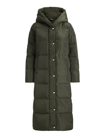 Lauren Ralph Lauren | Hooded Channel-Quilted Down Puffer Coat | XS