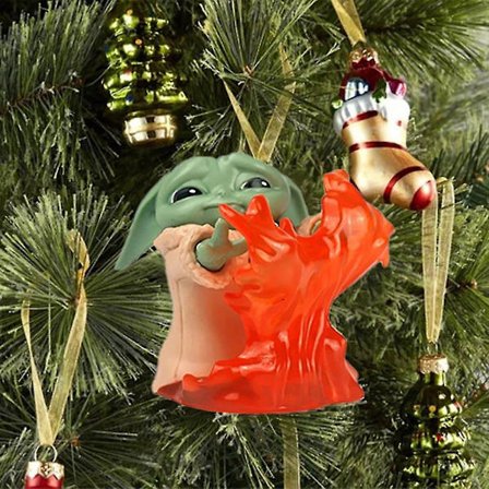 Baby Yoda Julepynt til Juletreet Hengende Ornamenter (FMY)