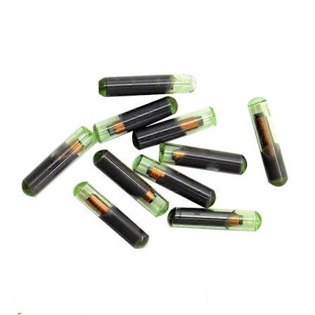 1 kpl ID48 ID 48 Kauko-ohjaimen avaimen lasinen transponderisiru T6 Crypto Lukitsematon kopiosiru autoon