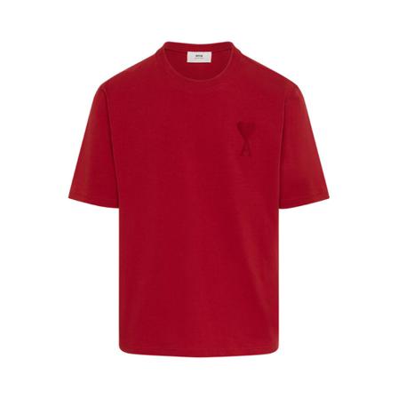 Ami Paris, T-Shirts Rood, Heren, Maat:XL