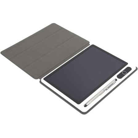 Elektriskt anteckningsblock 9 tum elektroniskt anteckningsblock LCD-surfplatta Ritblock Företagstillbehör Handmålningsverktyg (svart med case)