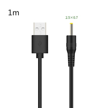 USB til DC 5.5x2.1mm 5.5x2.5mm 3.5x1.35mm 4.0x1.7mm 2.5x0.7 mm ladekabel