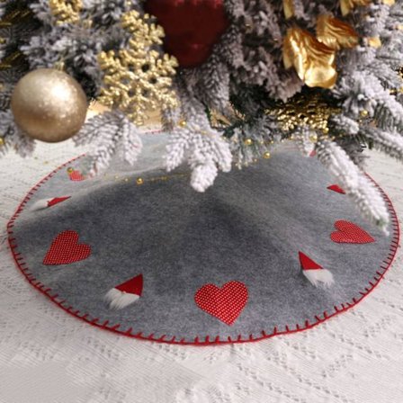 Juletræsskørt 98 cm blødt juletræsskørt juletræ