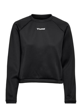 Hmlmt Kalu Short Sweatshirt Sweat-shirt Genser Svart Hummel