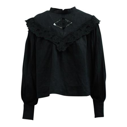 Isabel Marant Pre-owned, Étoile Elija Dolman-Sleeve Blouse Zwart, Dames, Maat:ONE Size