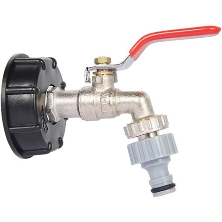 IBC Tank Adapter S60X6 Ersättningsventilkoppling 1/2" slang