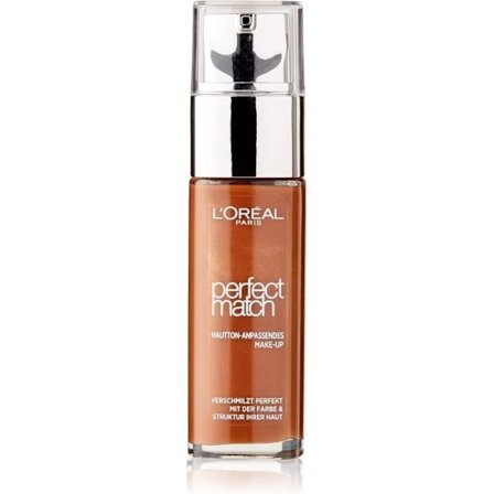L'Oréal Paris Perfect Match Flydende foundation med hyaluronsyre og aloe vera N 10.N Cocoa 30 ml
