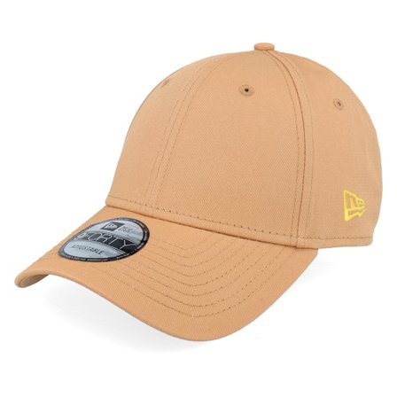 New Era - Beige adjustable Casquette - NE Essential 9FORTY Tan Adjustable @ Hatstore