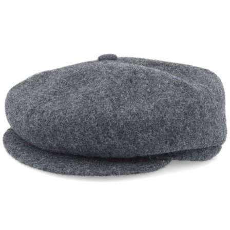 Kangol - Grå flatcap Keps - Wool Spitfire Dark Flannel Flat Cap @ Hatstore