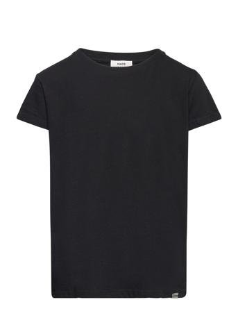 Organic Jersey Tuvina Tee Fav Tops T-Kortærmet Skjorte Black Mads Nørgaard