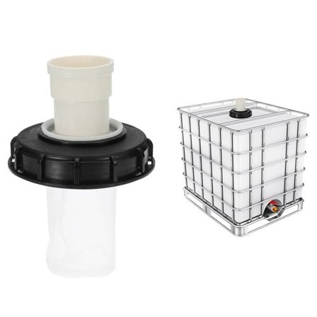 Filterhætte med lige dyse til IBC-tank