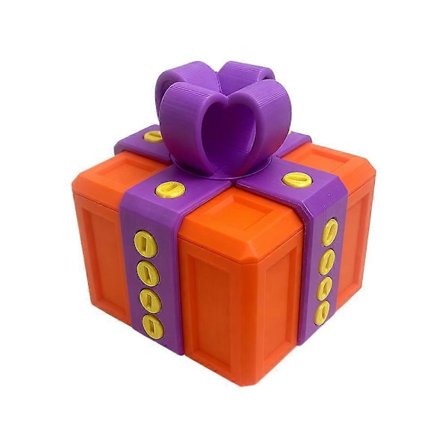 Irriterende Gaveeske Spøk med Skruer Premium 3D-Printet Interaktiv Spøkeleke