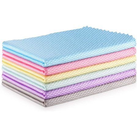 Helppo puhdistaa raitaton lasinpuhdistus ihme mikrokuitu puhdistus