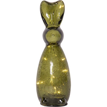 Star Trading - Bordlampe Glasdekoration Harry Green 581-38 Grønn