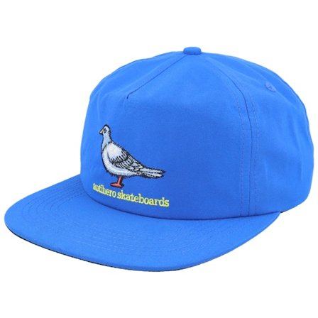 Antihero - Blau snapback Cap - Lil Pigeon Blue/Yellow Halfmoon Snapback @ Hatstore