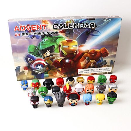 Marvel Avengers 2025 Julekalender med 24 stykker legetøj til børn [JUN]