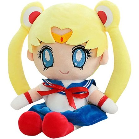 Sailor Moon plys bamse Tsukino Usagi Chibiusa bamse 25 cm