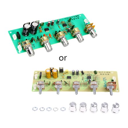 BY-08 HiFi Audio Förförstärkarkort Bas Mid Treble Balance Volym Justerbart Audio Preamp Board med tonkontroll