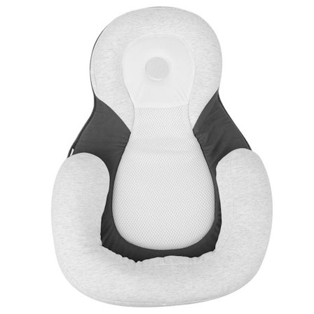 Monitoiminen vauvan tyyny vastasyntyneelle puuvillainen pään muotoilutyyny refluksin estoon vauvan tyyny (harmaa)
