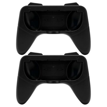 Håndgrep Slitasjebestandig Komfort Håndtakssett med 2 Beskyttelsespute for Switch OLED ControllerSvart