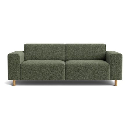 Seam 3 personers sofa - Genesis Grøn - 220x88x78 - Sofa, 3 personers sofa