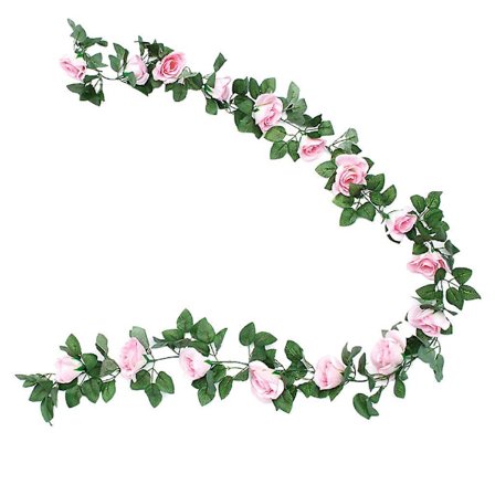 Led ljusslinga koppartrådslampa rotting blomlampa