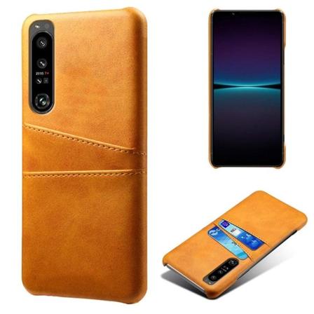 Dual Card Sony Xperia 1 IV kotelot - Oranssi Orange