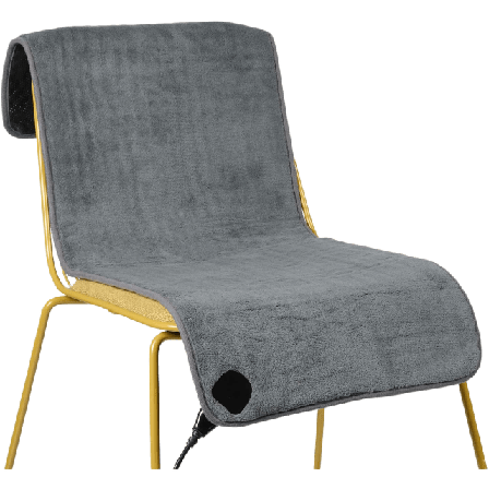 Tristar Uppvärmd Stolsdyna 110x40cm Fleece 100w Köksmaskiner Unisex Grå