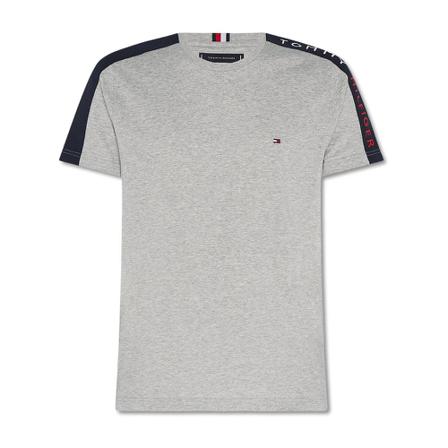 Tommy Hilfiger Sleeve Tape T-Shirt Grå, Herre T-shirts