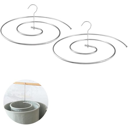 2 spiralhengere for laken, hengende tørkestativ for dyner, Mu