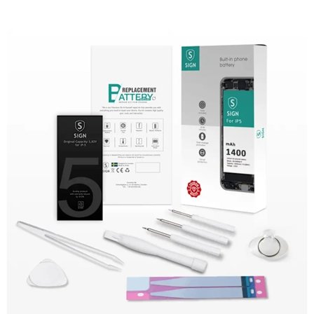 SiGN Komplett Kit för Batteribyte - iPhone 5