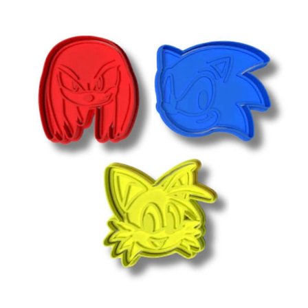 3-pack Sonic kakformar