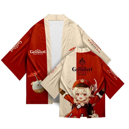 Mub- 26 tyyliä Genshin Impact Xiao Zhong Li Qiqi Cosplay 3D-tulostus Haori Anime Kimono Viitta Anime Cartoon Vaatteet